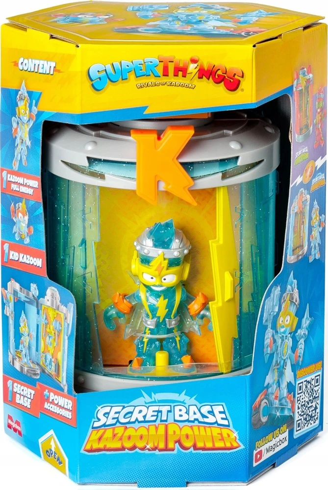 Magic Box SuperZings SuperThings baza + figurki i priedai Secret Base Kazoom Power