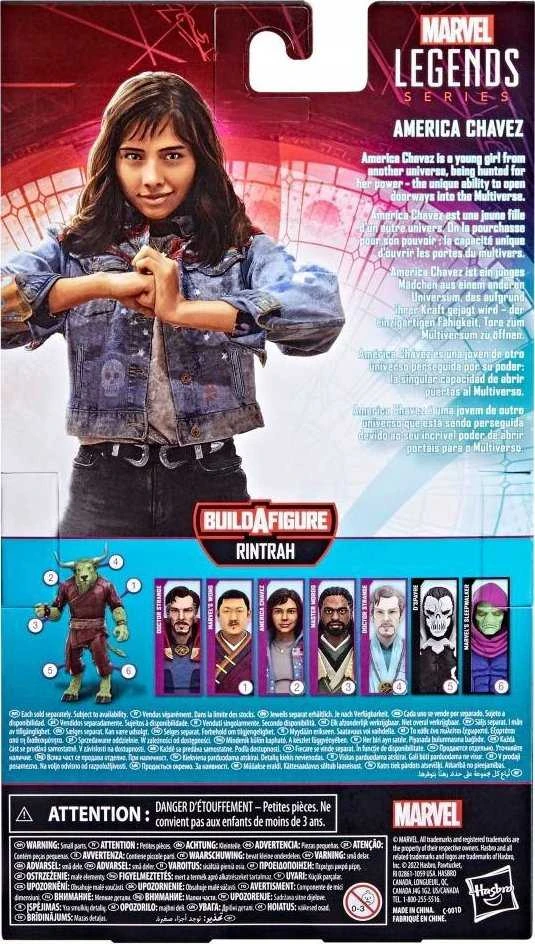Figūrėlė Marvel Marvel Legends Series 6 Inch Build-A-Figure Rintrah America Chavez