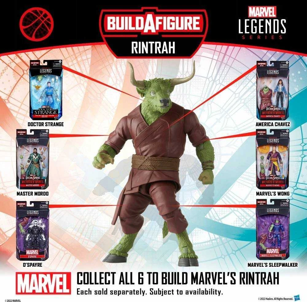 Figūrėlė Marvel Marvel Legends Series 6 Inch Build-A-Figure Rintrah America Chavez