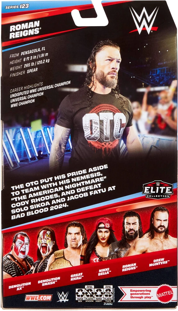 Figūrėlė Mattel WWE Elite Collection Roman Reigns (JHT62)