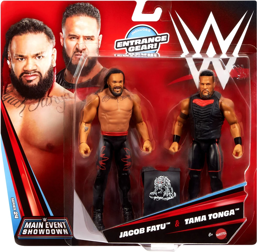 Mattel Figūrėlių rinkinys WWE Main Event Showdown Jacob Fatu ir Tama Tonga