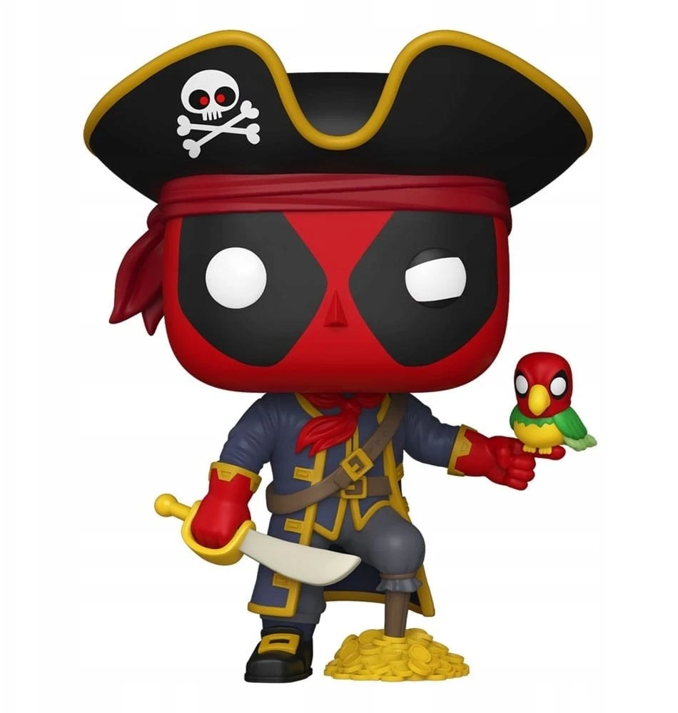 FUNKO POP! Vinilinė figūrėlė: Marvel: Deadpool (as Long John Silver), 9 cm