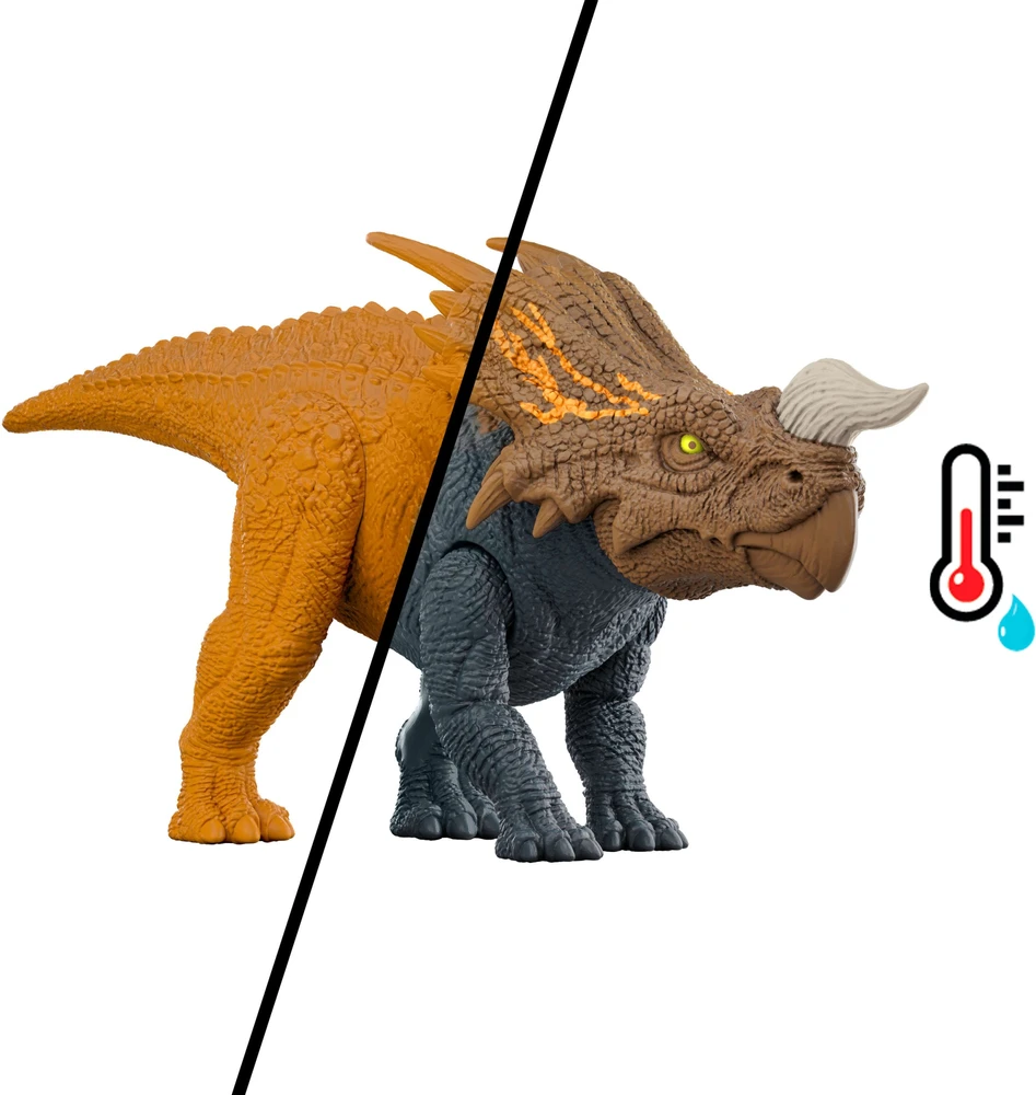 Mattel JURASSIC WORLD rinkinys su spalvų keitimo funkcija – Kovų arena (JDC59)