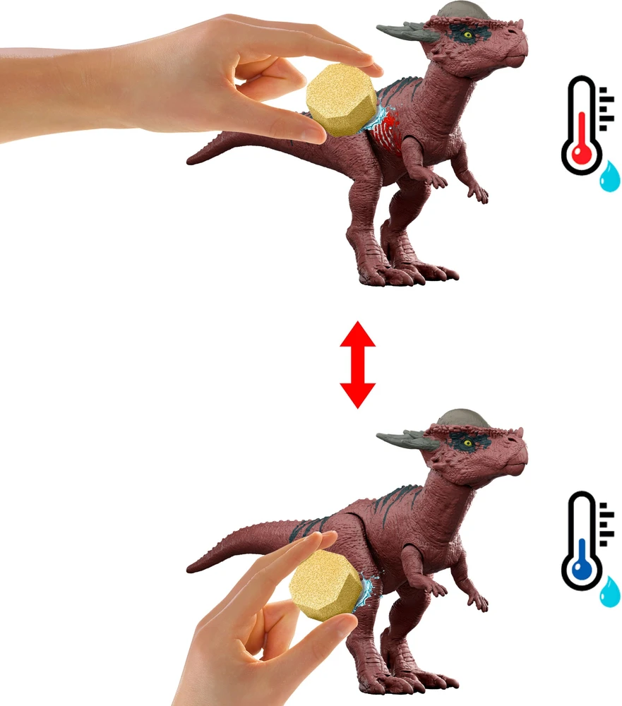 Mattel JURASSIC WORLD rinkinys su spalvų keitimo funkcija – Kovų arena (JDC59)