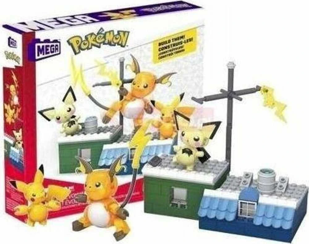 Mattel MEGA CONSTRUX POKEMON Pikachu evoliucija (HKT23)
