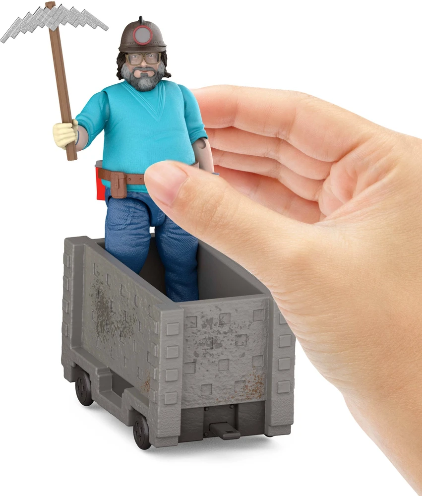 Mattel Minecraft - Steve'o ir kasyklų vežimėlio filmas (JGP20)