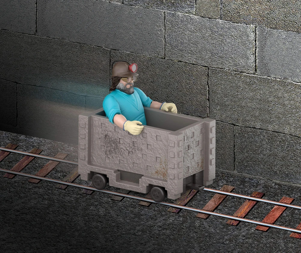 Mattel Minecraft - Steve'o ir kasyklų vežimėlio filmas (JGP20)