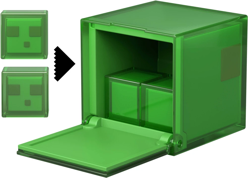 Mattel „Minecraft“ lipnių stūmoklių gaudyklių figūrėlių rinkinys „Redstone Charged Series“