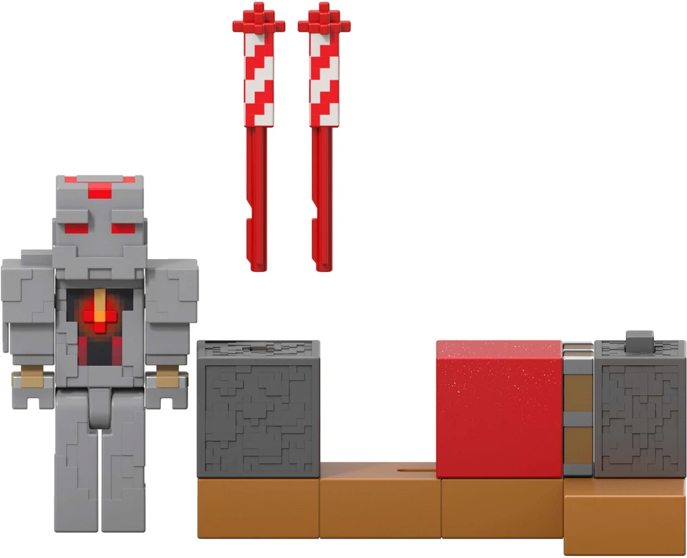 Mattel Figūrėlė Minecraft su fejerverkų paleidimo įrenginiu rinkinys