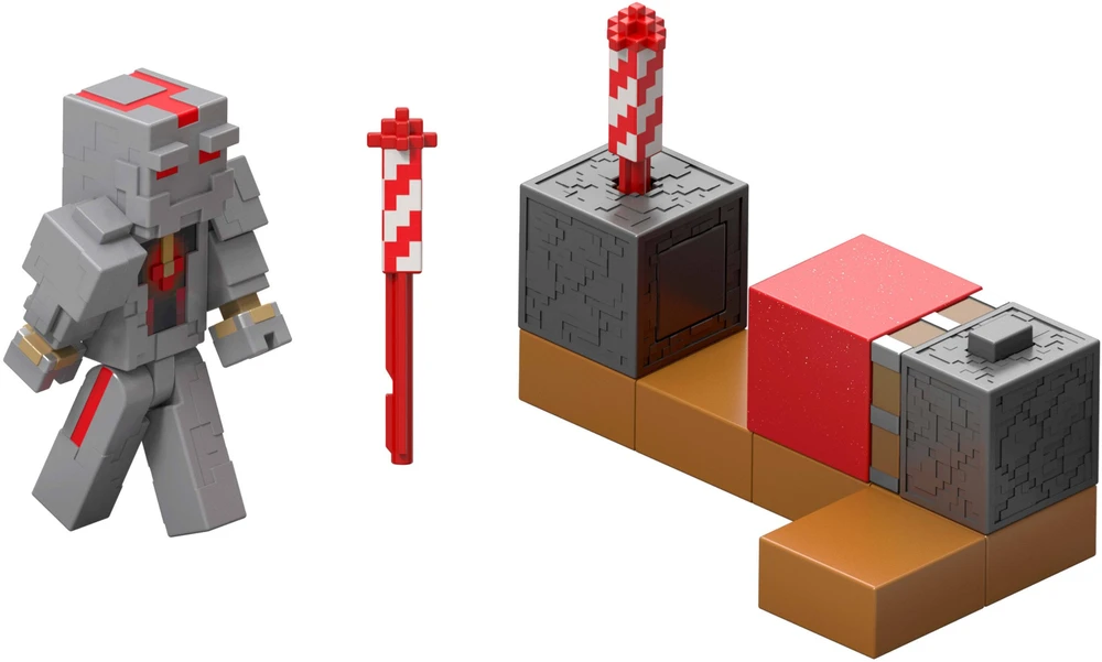Mattel Figūrėlė Minecraft su fejerverkų paleidimo įrenginiu rinkinys