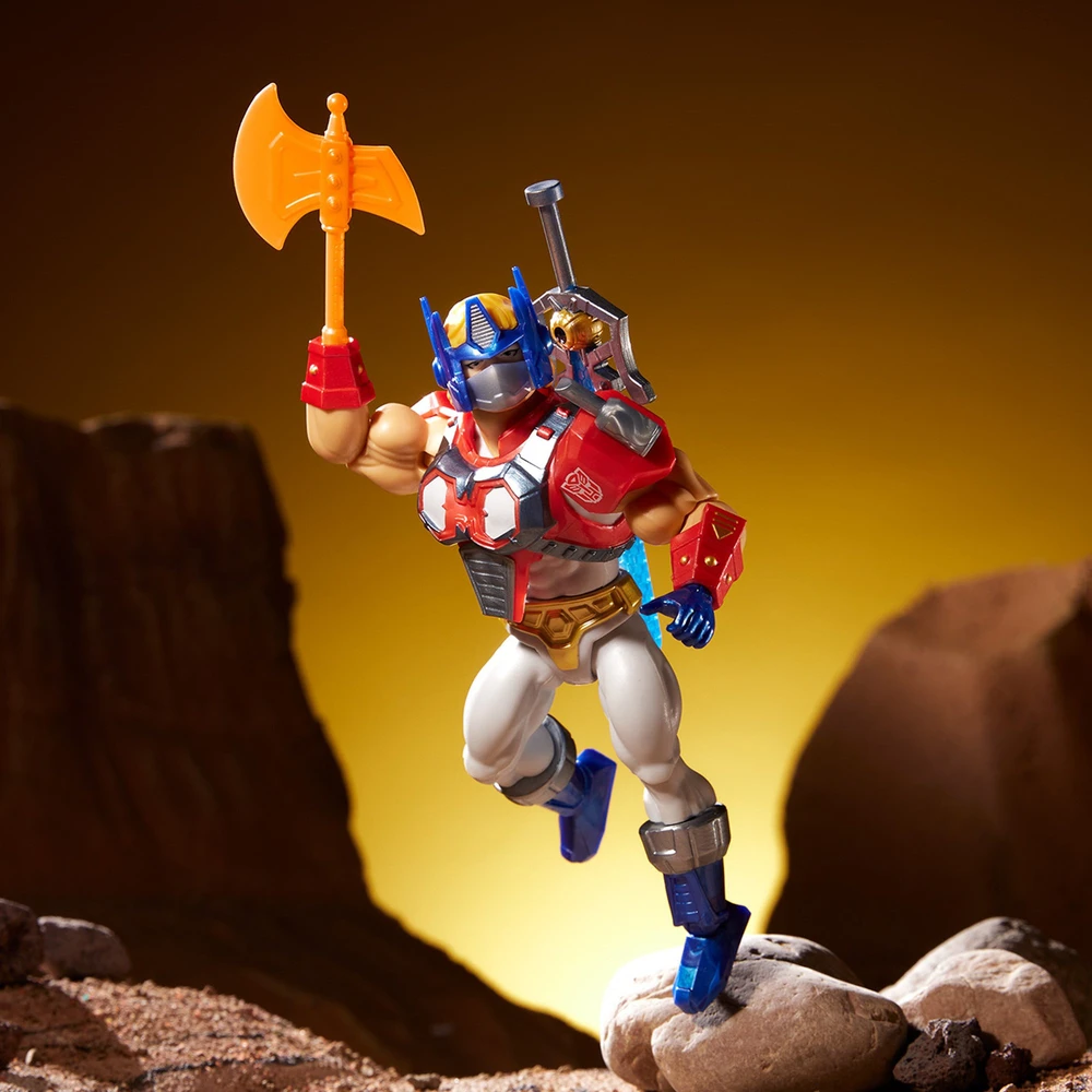 Mattel Figūrėlė Masters of the Universe Origins x Transformers Optimus Prime He-Man 14 cm