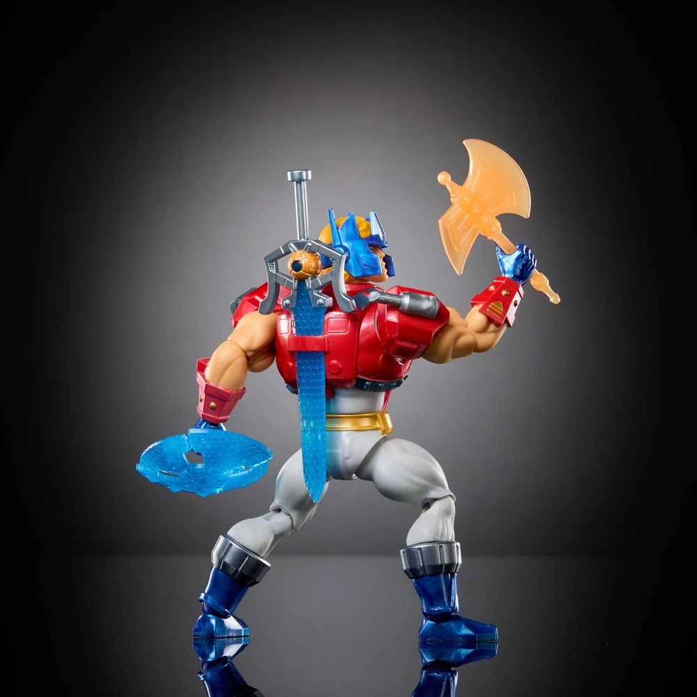 Mattel Figūrėlė Masters of the Universe Origins x Transformers Optimus Prime He-Man 14 cm