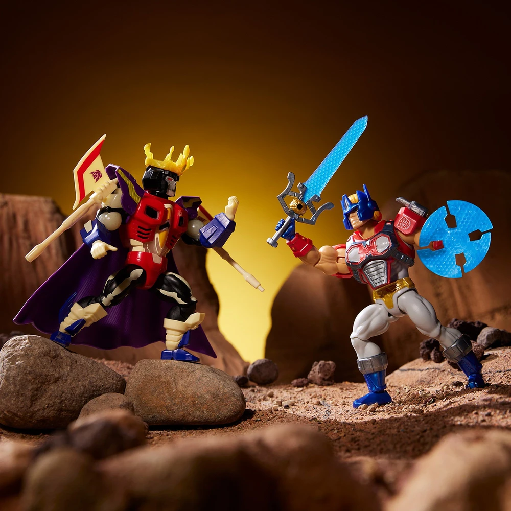 Mattel Figūrėlė Masters of the Universe Origins x Transformers Optimus Prime He-Man 14 cm