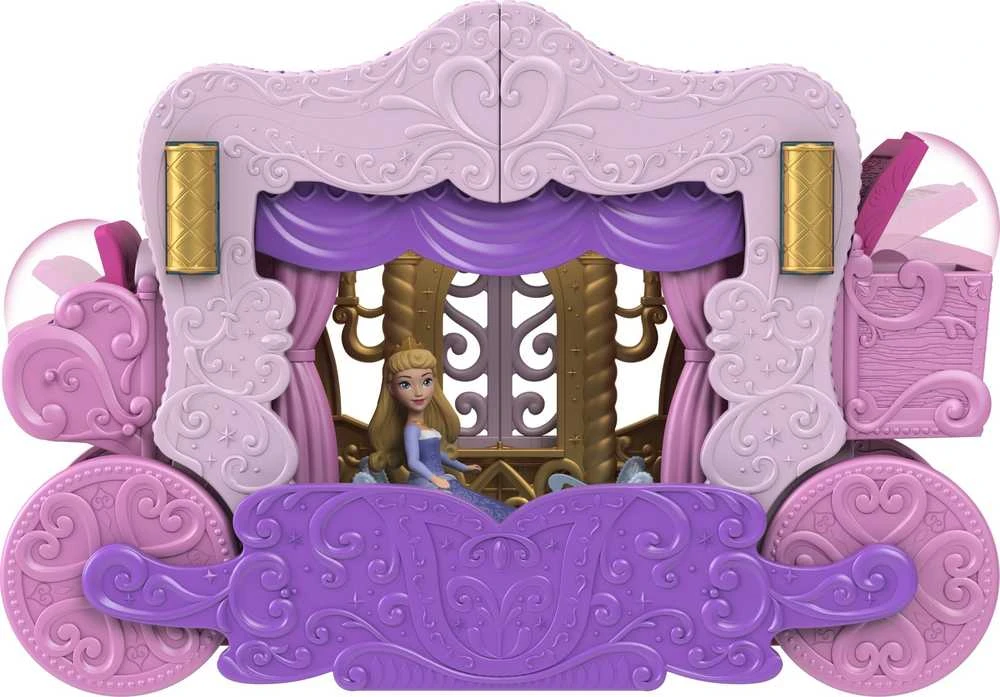 Mattel Disney Princess. Rinkinys 2w1 Karoca i Zamek HWX17