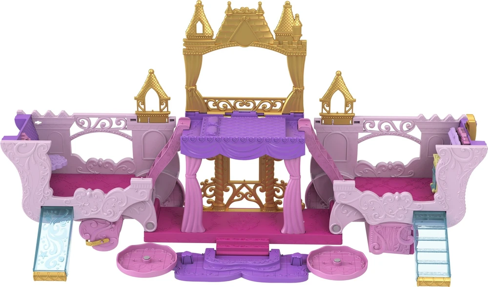 Mattel Disney Princess. Rinkinys 2w1 Karoca i Zamek HWX17