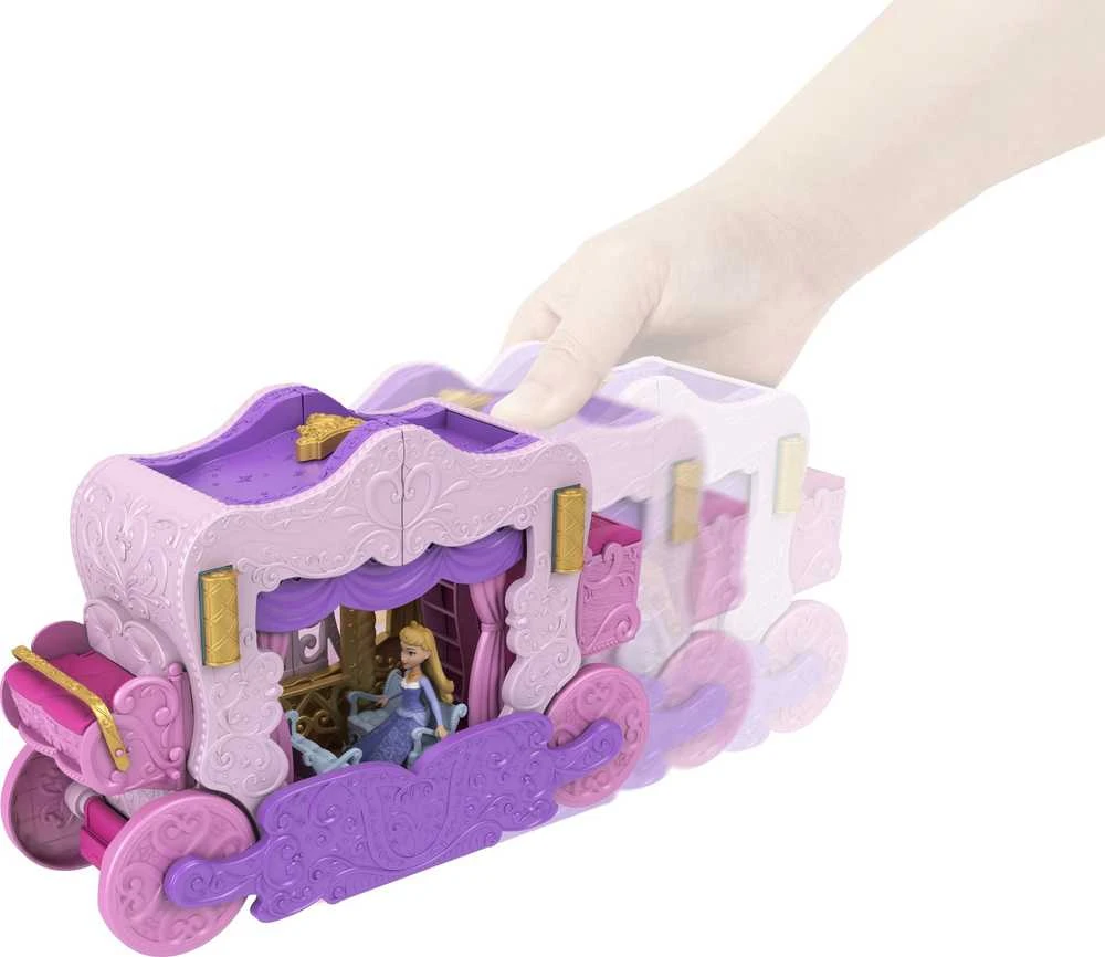 Mattel Disney Princess. Rinkinys 2w1 Karoca i Zamek HWX17