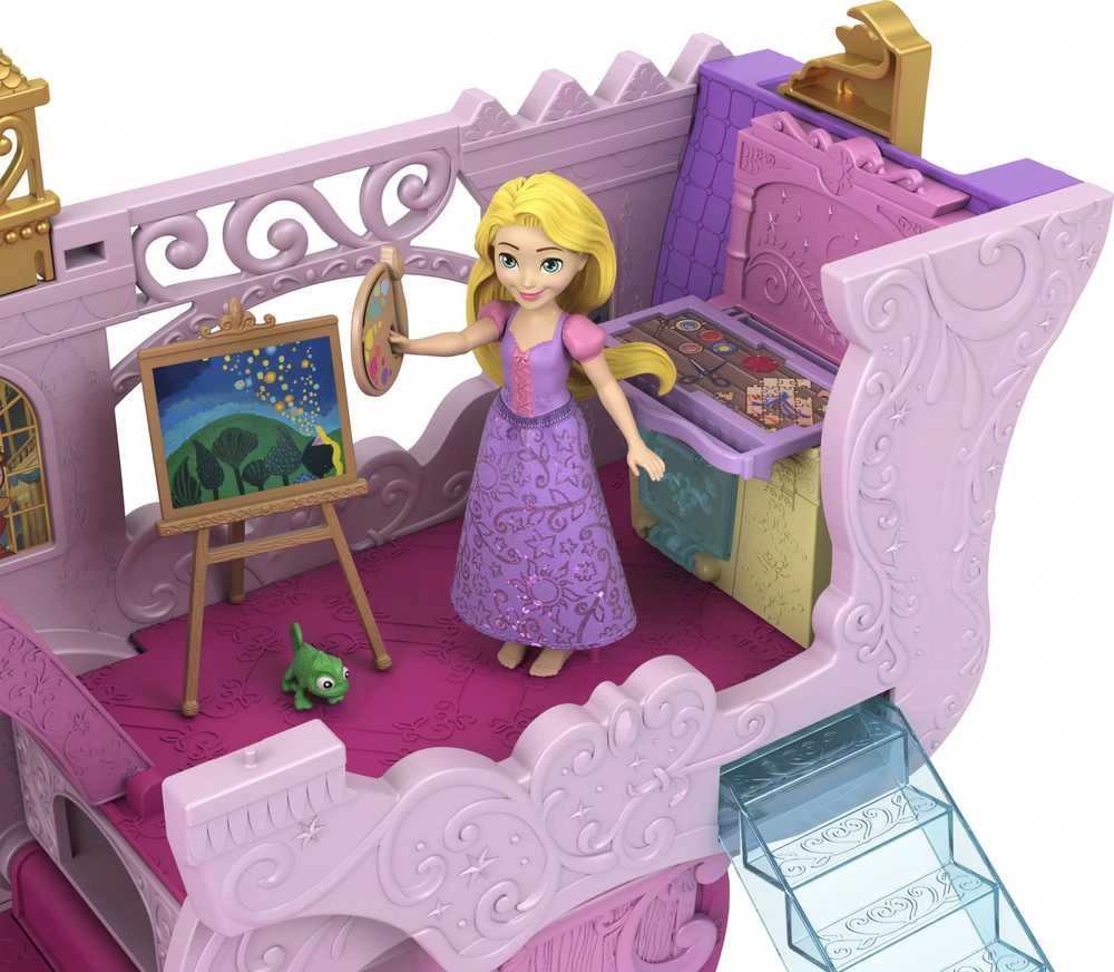 Mattel Disney Princess. Rinkinys 2w1 Karoca i Zamek HWX17