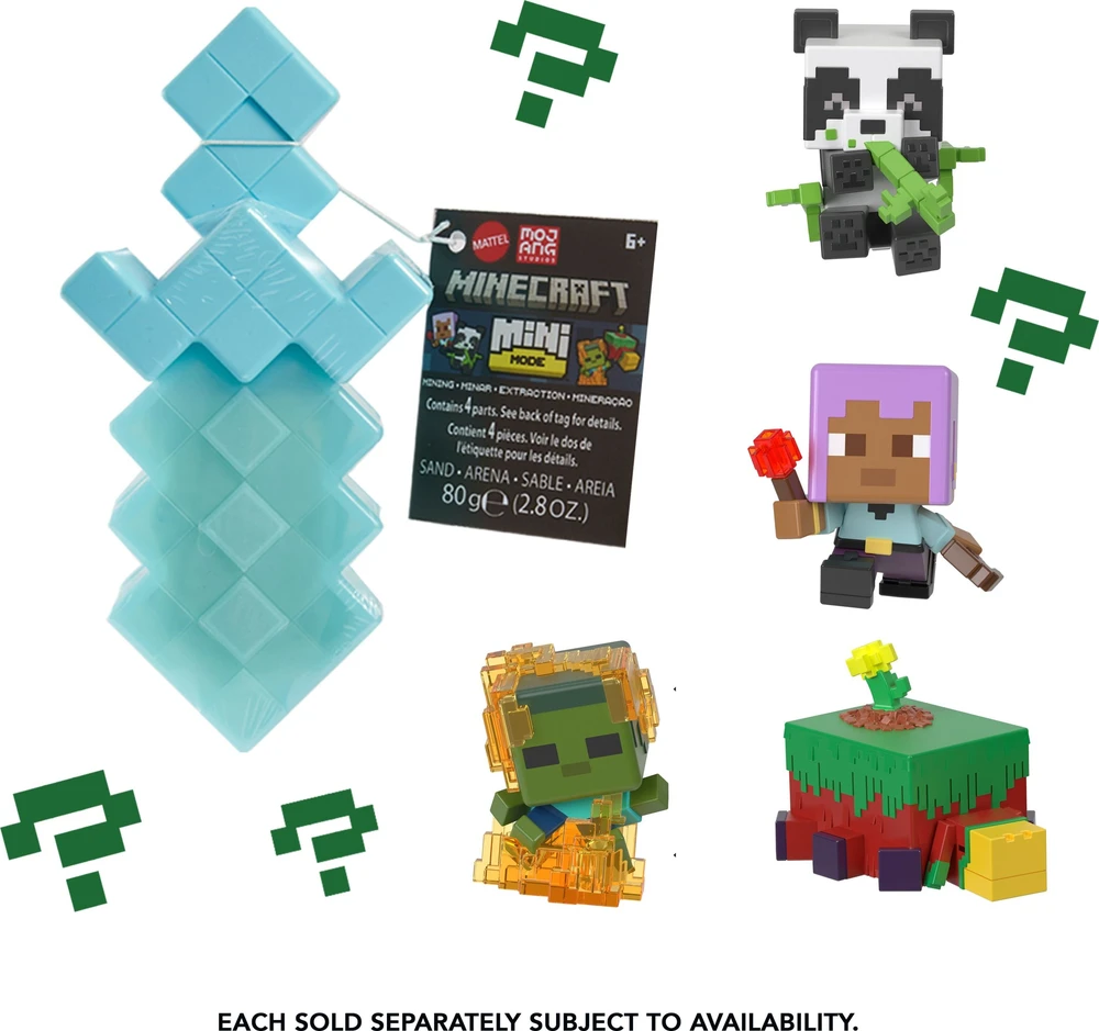 Mattel Siurprizų rinkinys Minecraft mini