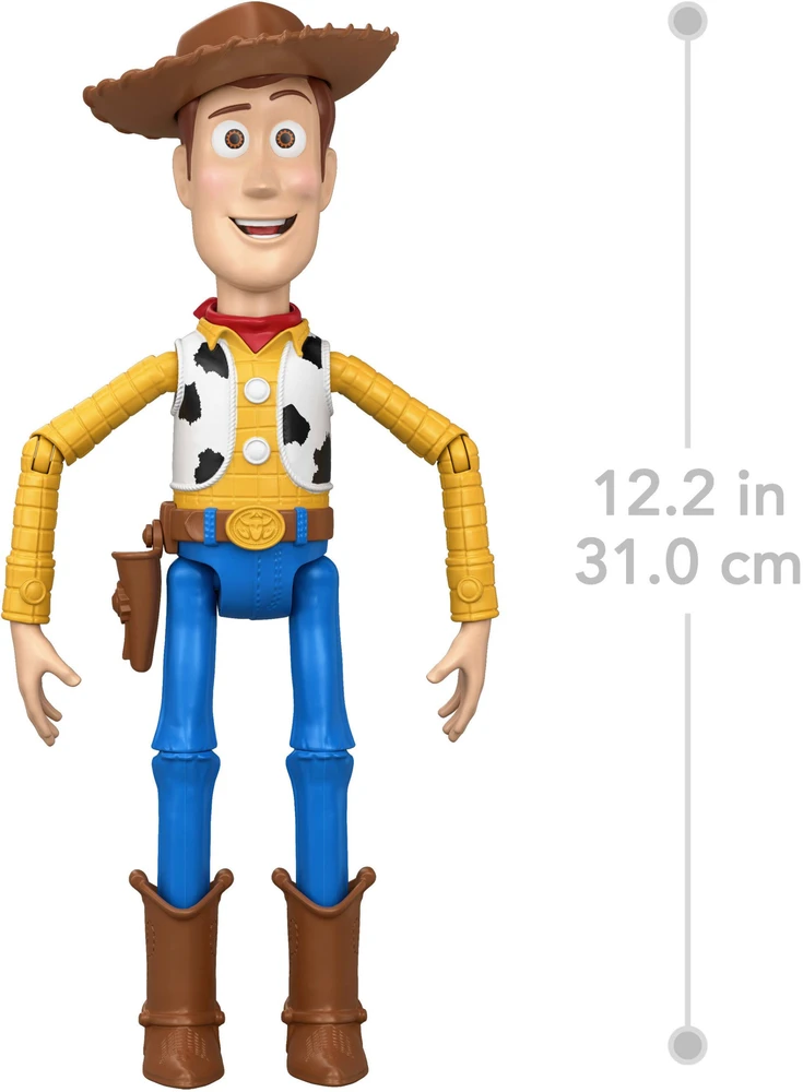 Mattel TOY STORY filmo interaktyvi bėganti figūrėlė Woody (didelė) (JKL95)