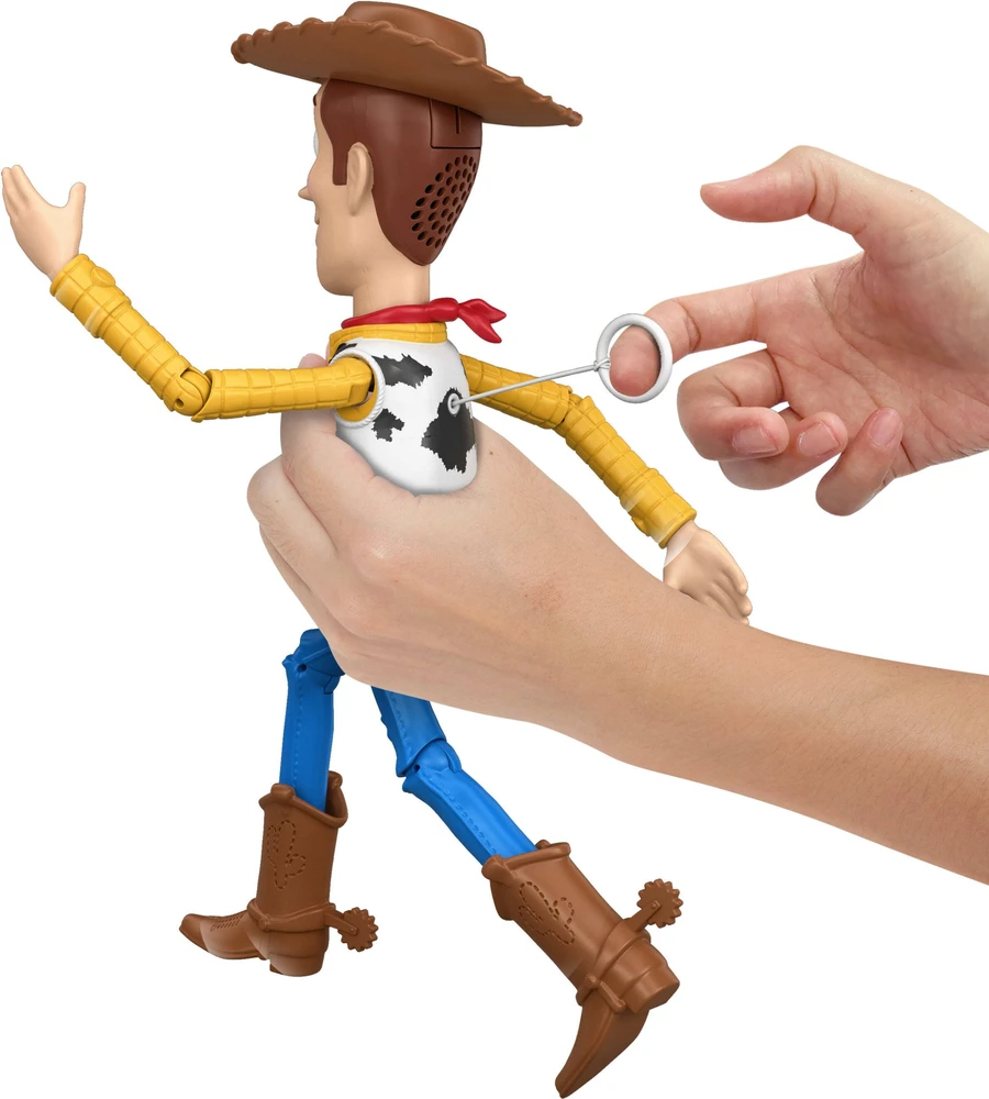 Mattel TOY STORY filmo interaktyvi bėganti figūrėlė Woody (didelė) (JKL95)