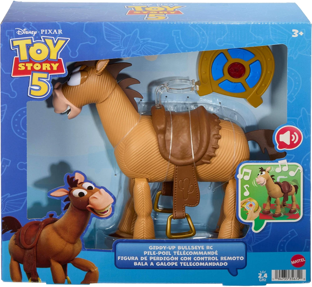 Mattel Disney Žaislų istorija 5 Interaktyvus nuotolinio valdymo Mustangas Arklys RC 27 cm