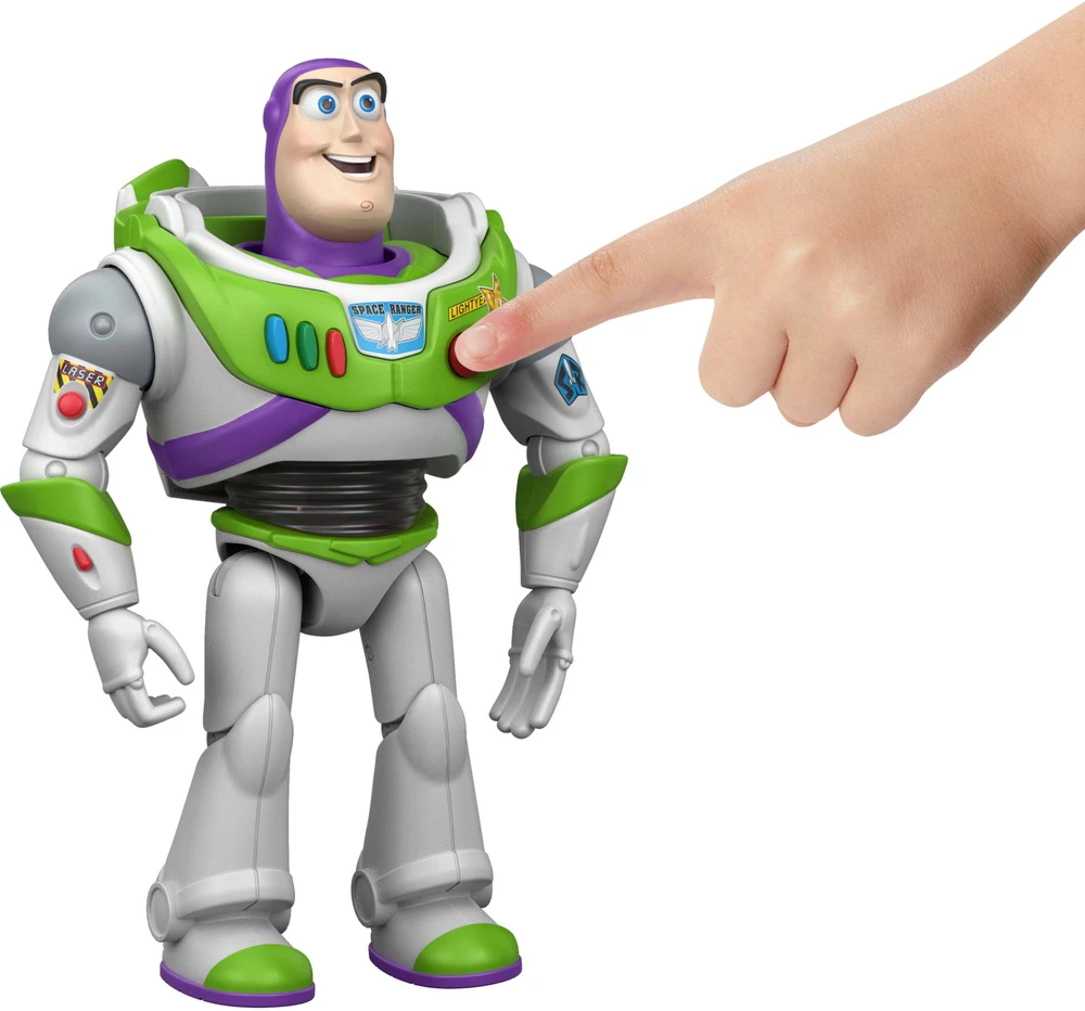 Mattel Disney Toy Story 5 interaktyvi Bazo Šviesmečio figūrėlė, 18 cm