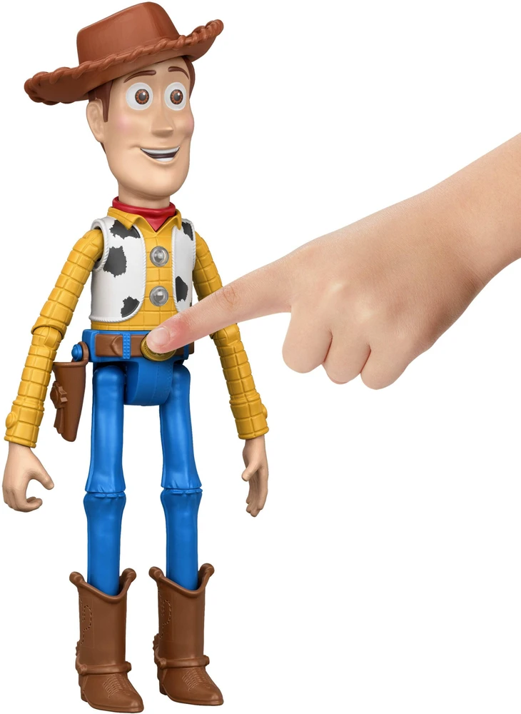 Mattel Disney Toy Story 5 Interaktywna figurka Chudy Woody Interactables 23 cm EN
