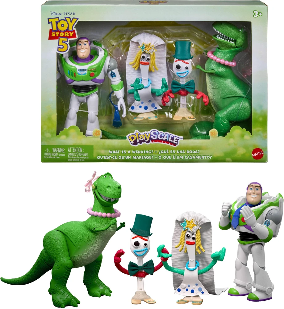 Mattel Figūrėlių rinkinys Disney Pixar Toy Story 5 4 vnt