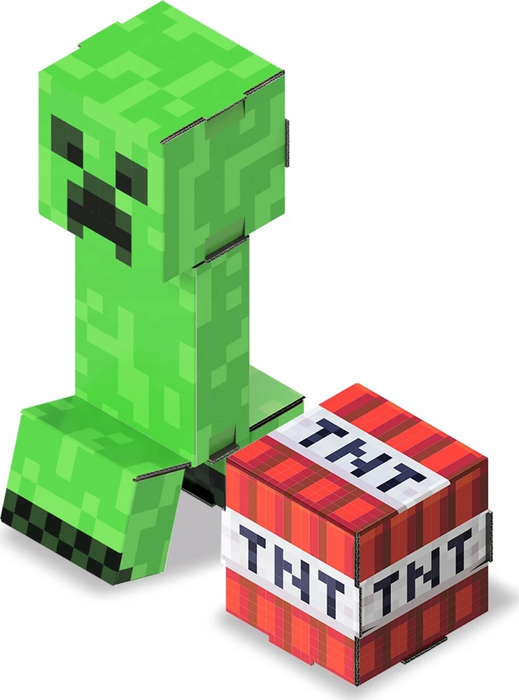 Mega Creative BLADEZ MINECRAFT zbuduj figurkę Creepera MC85844