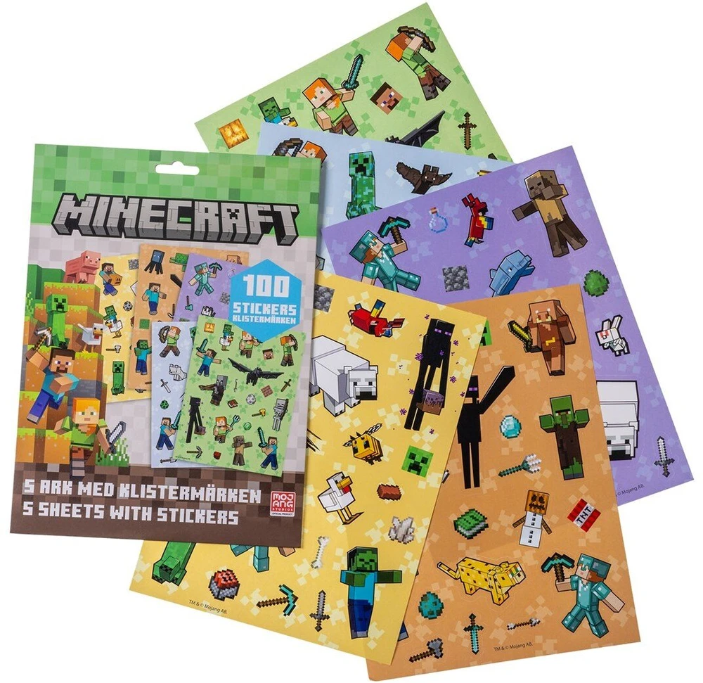 MINECRAFT lipdukų rinkinys, 166500302