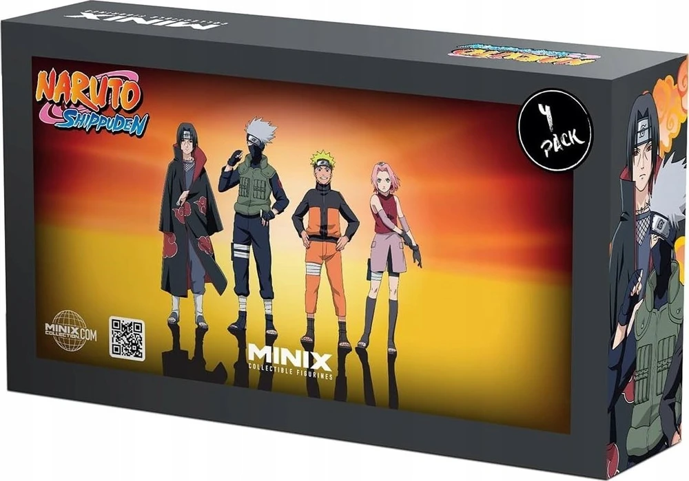 Kolekcinė Figūrėlė - Naruto Shippuden Minix 4 vnt. Rinkinys
