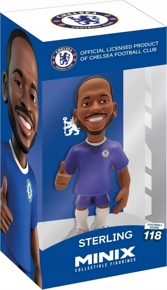 Kolekcinė Figūrėlė - MINIX Chelsea FC Raheem Sterling 12 cm