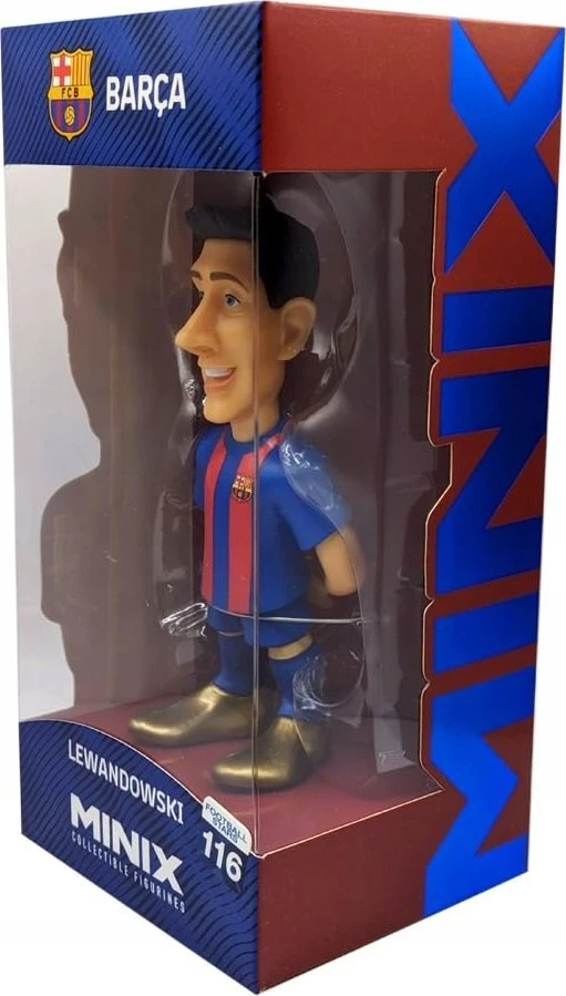 Kolekcinė Figūrėlė - MINIX FC Barcelona Robert Lewandowski 12 cm