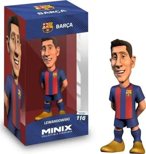 Kolekcinė Figūrėlė - MINIX FC Barcelona Robert Lewandowski 12 cm