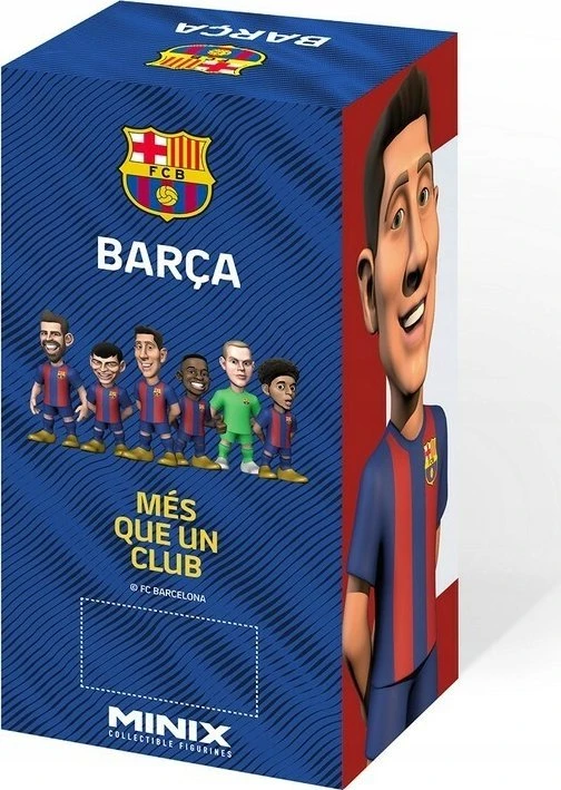 Kolekcinė Figūrėlė - MINIX FC Barcelona Robert Lewandowski 12 cm