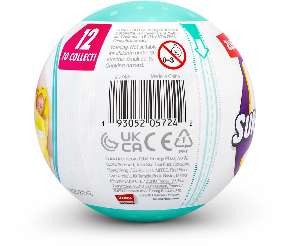 5Surprise Lėlė – kūdikis su priedais 5 Surprise Mini Baby 77487GQ2