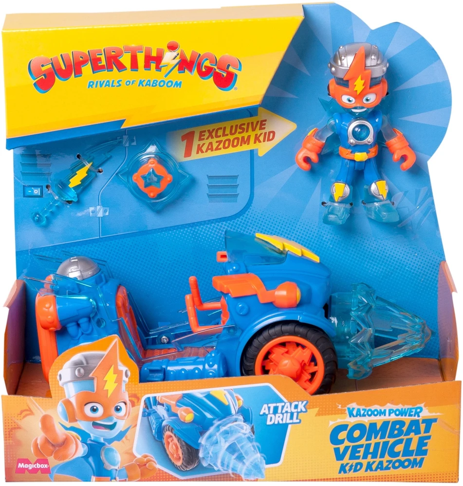 Orbico SuperZings SuperThings Kid Kazoom Combat pojazd + priedai