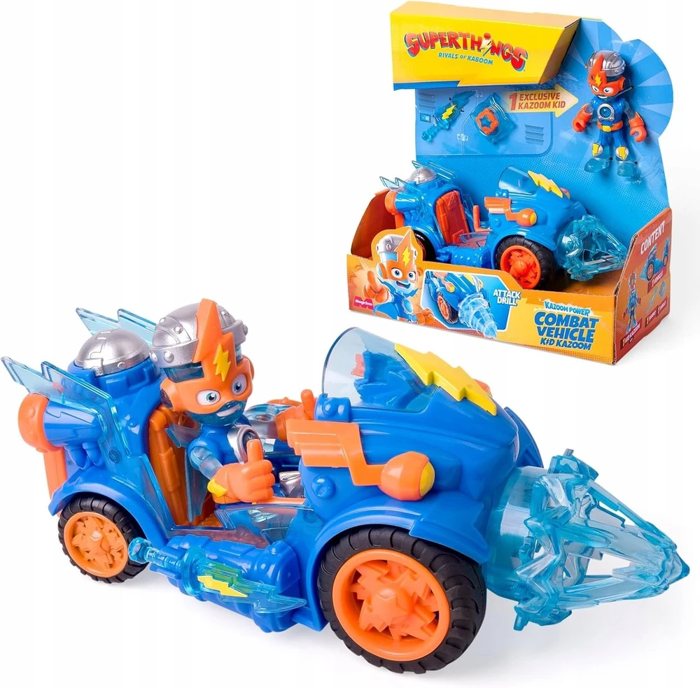 Orbico SuperZings SuperThings Kid Kazoom Combat pojazd + priedai
