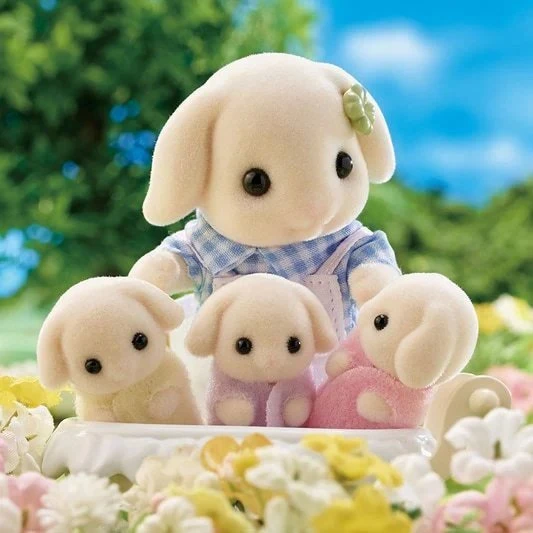 SYLVANIAN FAMILIES Gėlių triušiukų šeimynėlė