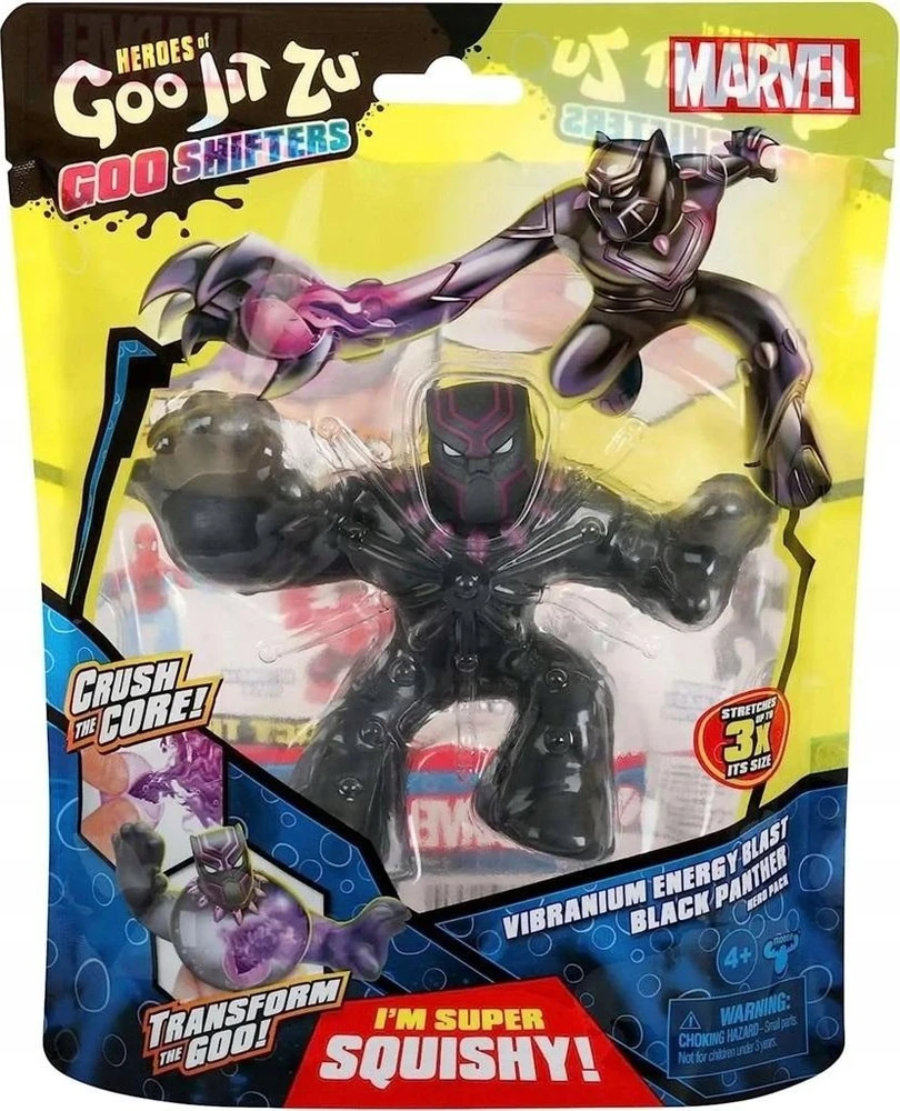 Goo Jit Zu Figūrėlė Papo TMT GooJitZu fig.MarvelGooShift BlackPanther 25800