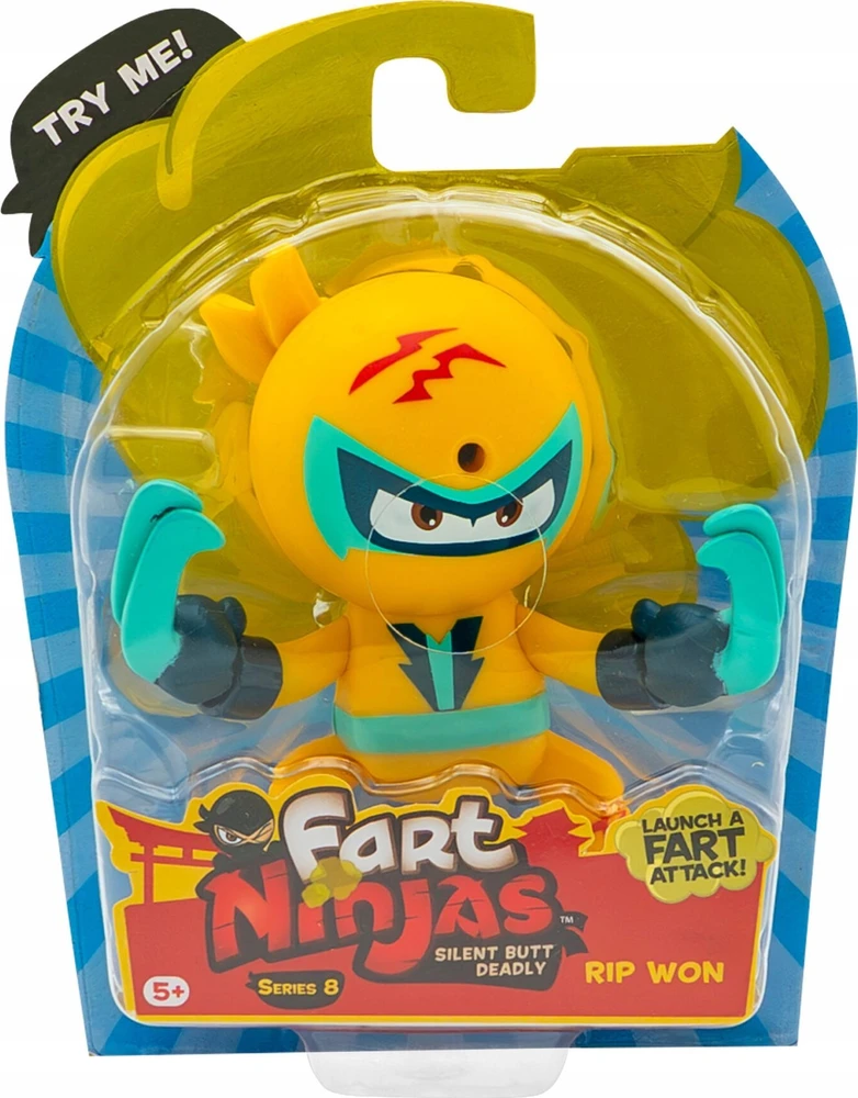 Party Deco Funrise Toys FART NINJAS figūrėlė Rip Won 70697