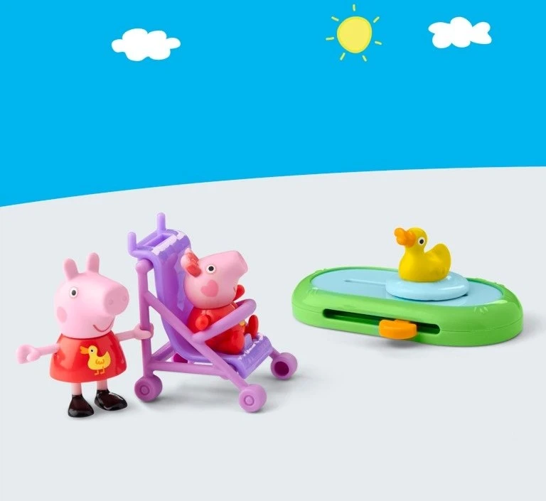 Peppa Pig Peppos Pig akimirkos – Peppos ir Evie pramogos parke (G05285X0)