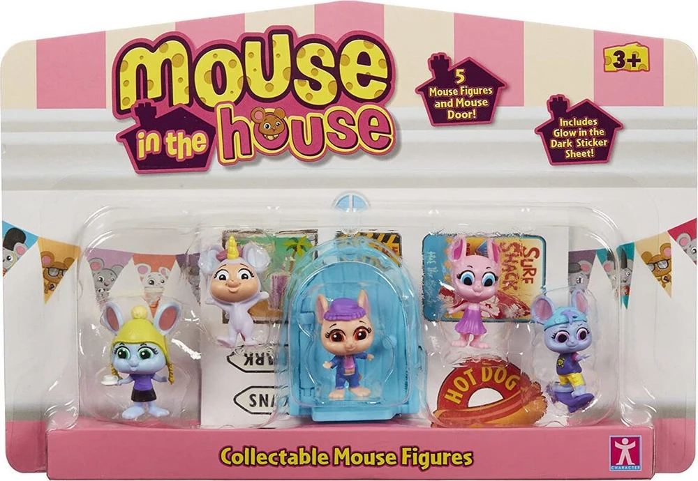 Figūrėlė Piatnik MOUSE IN THE HOUSE MOUSE 5 PACK ASS CDU
