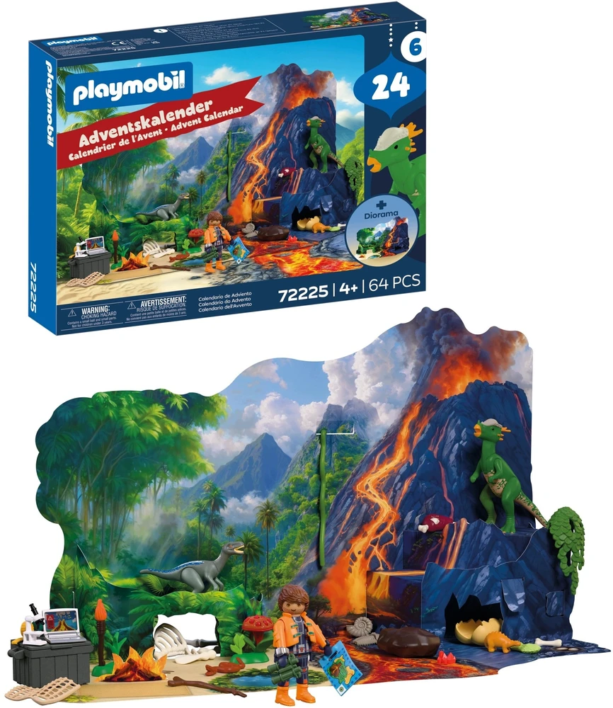 Figūrėlė Playmobil Kalendarz adwentowy – Przygoda su dinozaurami (72225)