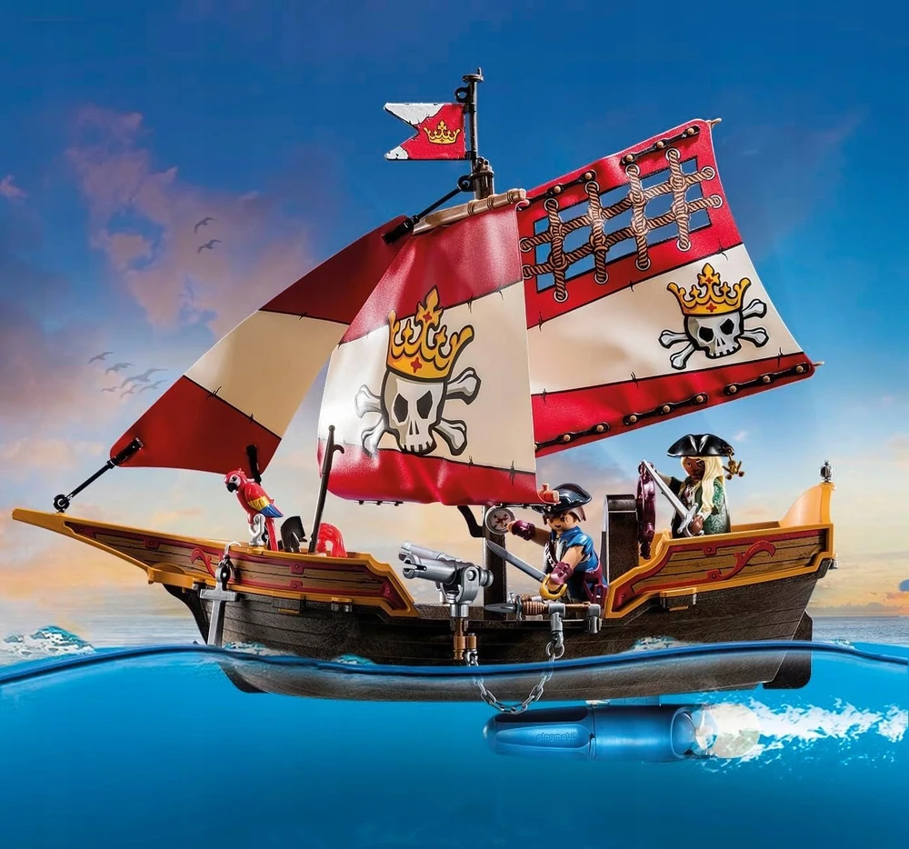 Playmobil Pirates 71418 Piratų laivas
