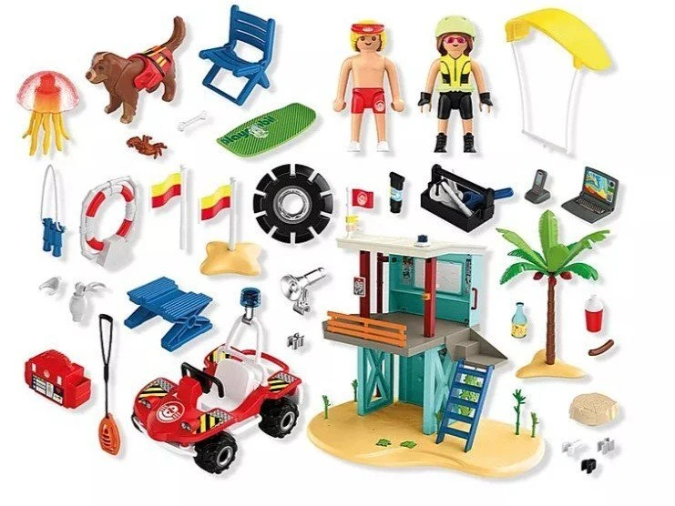 Playmobil My Life 71903 Muzikinis centro gelbėjimo ir paplūdimio vežimėlis