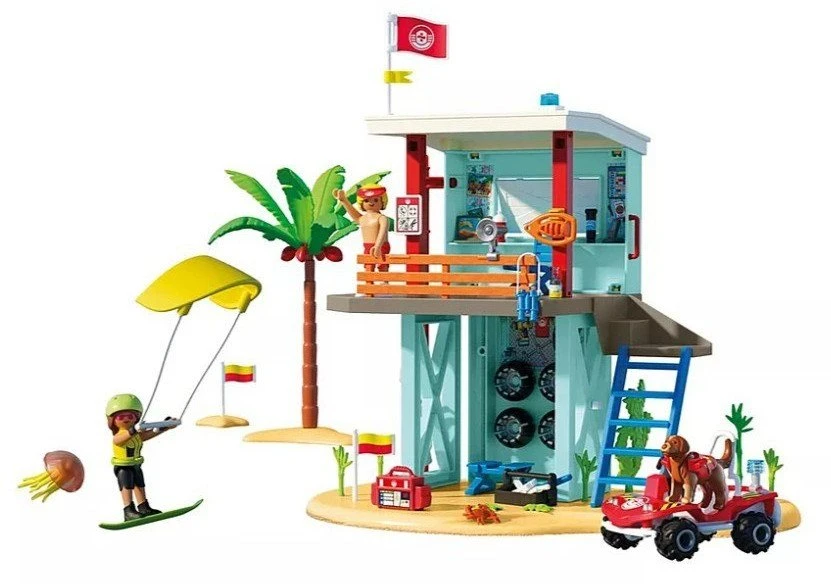 Playmobil My Life 71903 Muzikinis centro gelbėjimo ir paplūdimio vežimėlis