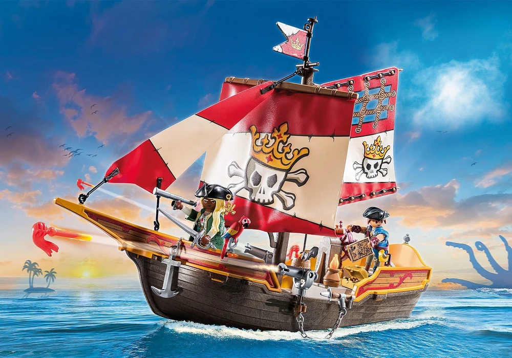 Playmobil Pirates 71418 Piratų laivas