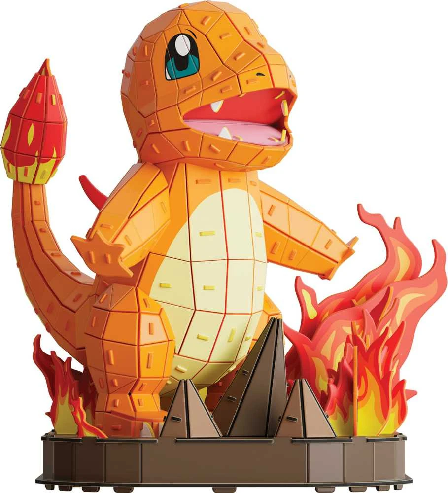 Nezatříděno „Puzzle 4D“ statyti „Pokemon Charmander“ 3D modelius surinkimui