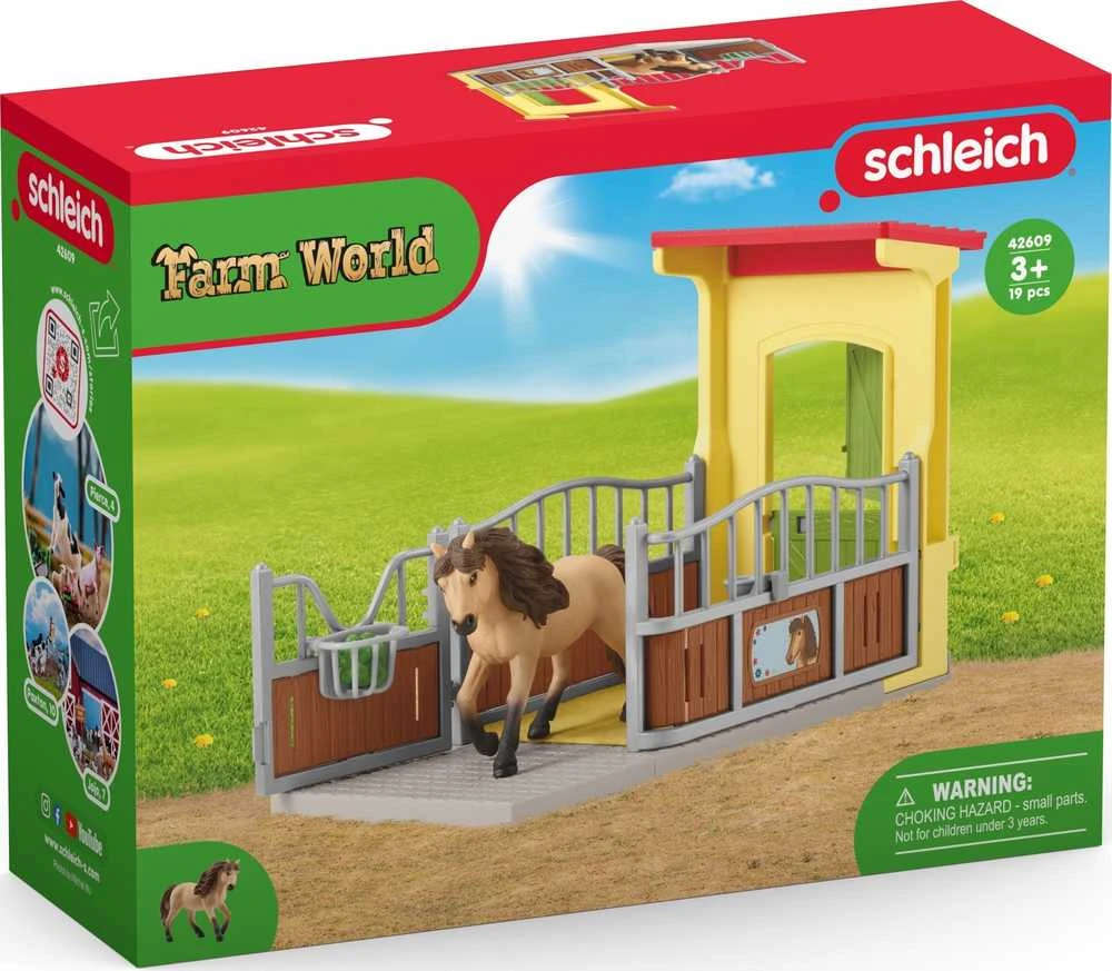 SCHLEICH FARM WORLD Ponių dėžutė su Islandijos puskraujų veislės žirgu